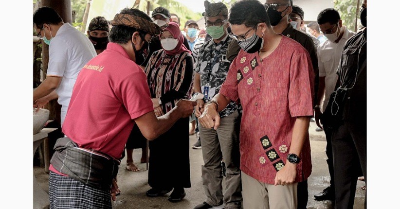 Sandiaga Uno Pastikan Destinasi Wisata Terapkan Prokes saat Libur Lebaran