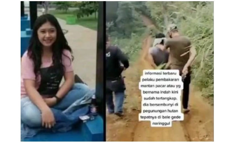 Pelaku Pembakaran Perempuan Cantik asal Cianjur Ditangkap di Hutan
