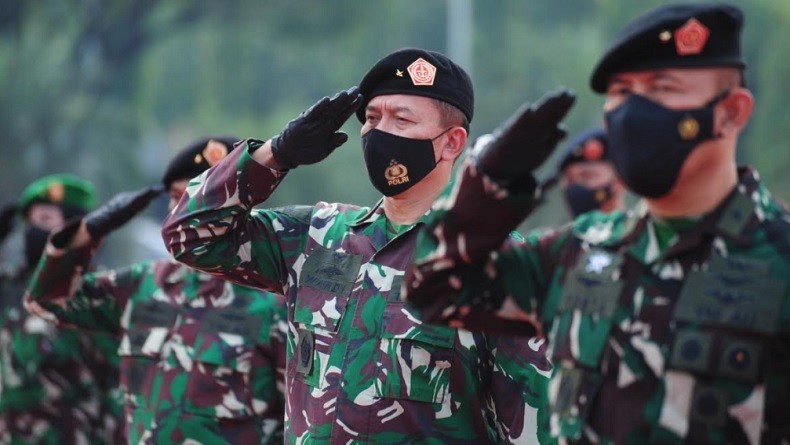 Lima Jenderal Marinir Naik Pangkat, Lapor ke Panglima TNI