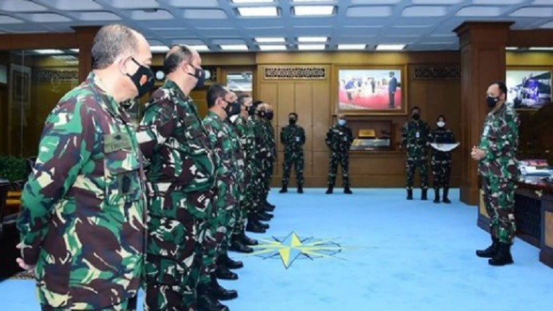 KSAU Terima Laporan Kenaikan Pangkat 9 Pati, Ada 7 Bintang 1