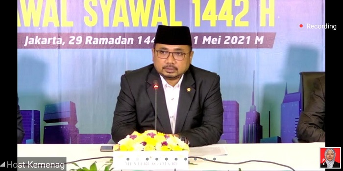  Menteri Agama: Jalankan Sholat Idul Fitri Tetap Jaga Prokes