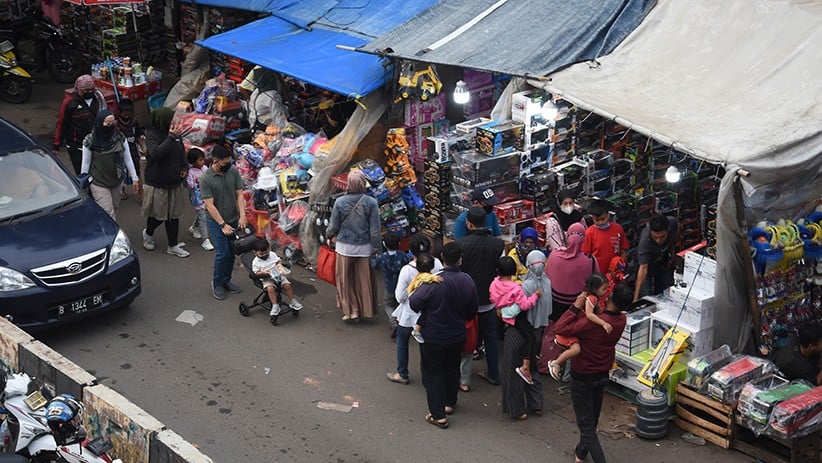 Antisipasi Macet, Polisi Rekayasa Lalu Lintas di Sekitar Pasar Gembrong