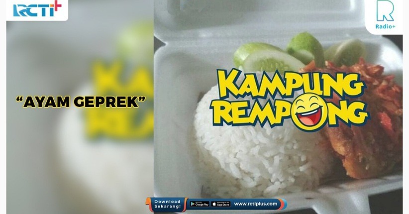 Ngakak Banget! Abah Uya Bilang Ayam Penyet Itu Ayam Dipencet di Radio+ RCTI+