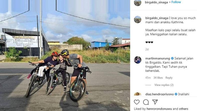 Unggahan Terakhir Birgaldo Sinaga Bikin Terenyuh: Maafkan Kalau Papi Tinggalkan Kalian