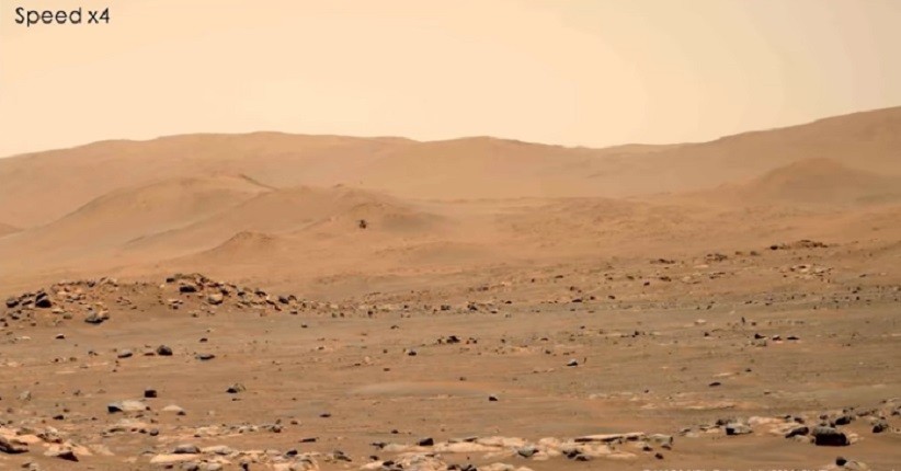Robot Penjelajah Mars Perseverance Abadikan 3 Debu Setan saat Penerbangan Ingenuity