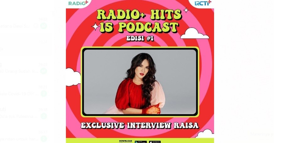 Cerita Keraguan Seorang Raisa, Simak di Radio+ Hits 15 Podcast   
