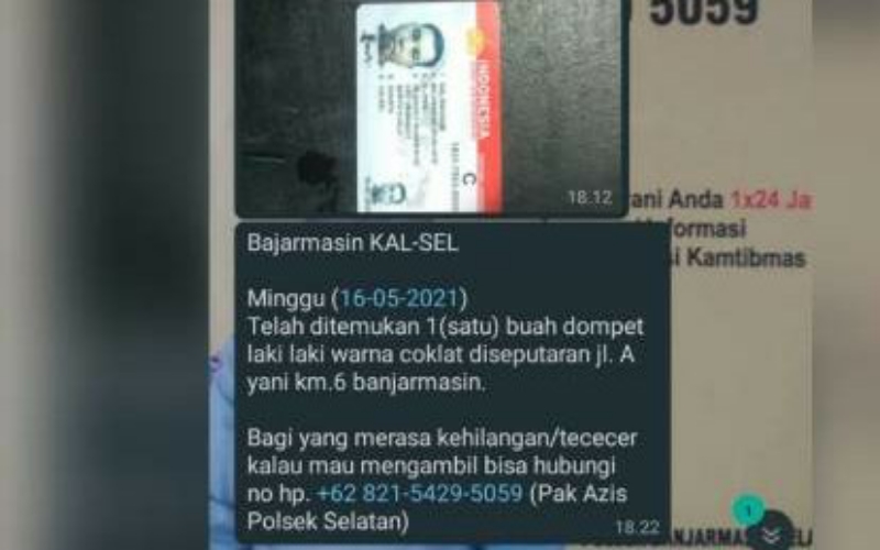 Nyaris Putus Asa Dompet Hilang, Pria Ini Girang saat Polisi Antar Barang Temuan
