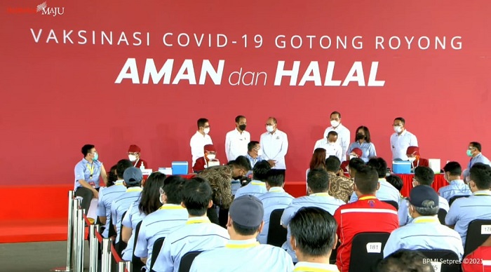 Dua Korporasi Raksasa Ikut Vaksinasi Gotong Royong, Jumlah Karyawan yang Didaftarkan Capai 68.000
