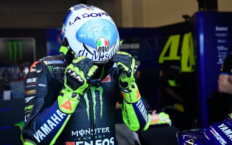 Valentino Rossi Siapkan Helm Spesial Jelang Beraksi di Mugello