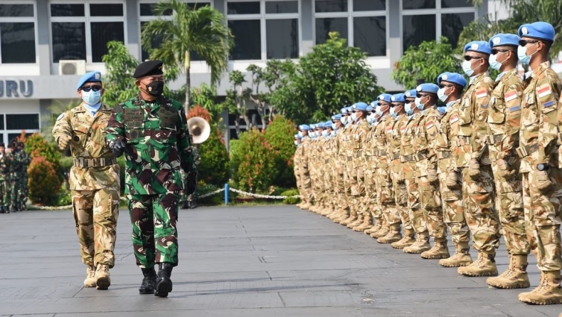 Prajurit KRI Sultan Hasanuddin Pulang Usai Jalani Misi Perdamaian di Lebanon 