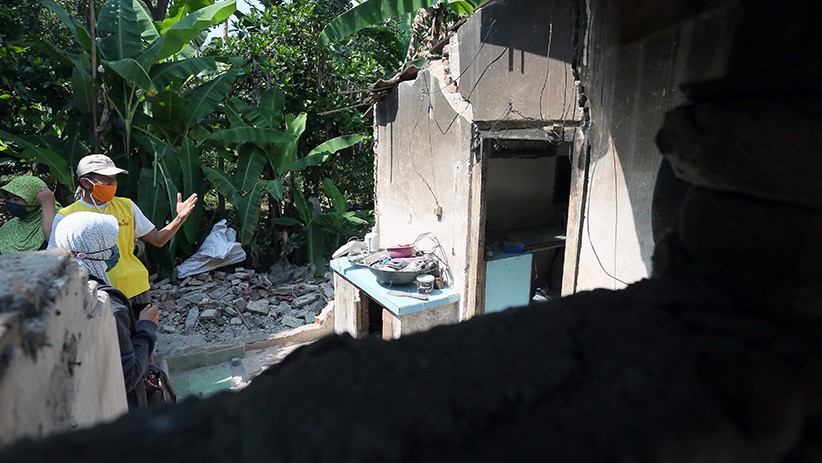 Jumlah Rumah Rusak Dampak Gempa Blitar M6,2 di Kabupaten Malang 90 Unit 