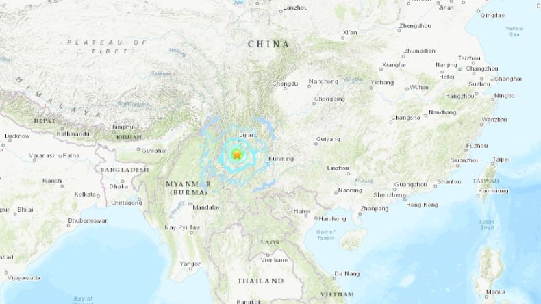 Gempa Bermagnitudo 6,4 Guncang China, 3 Orang Tewas
