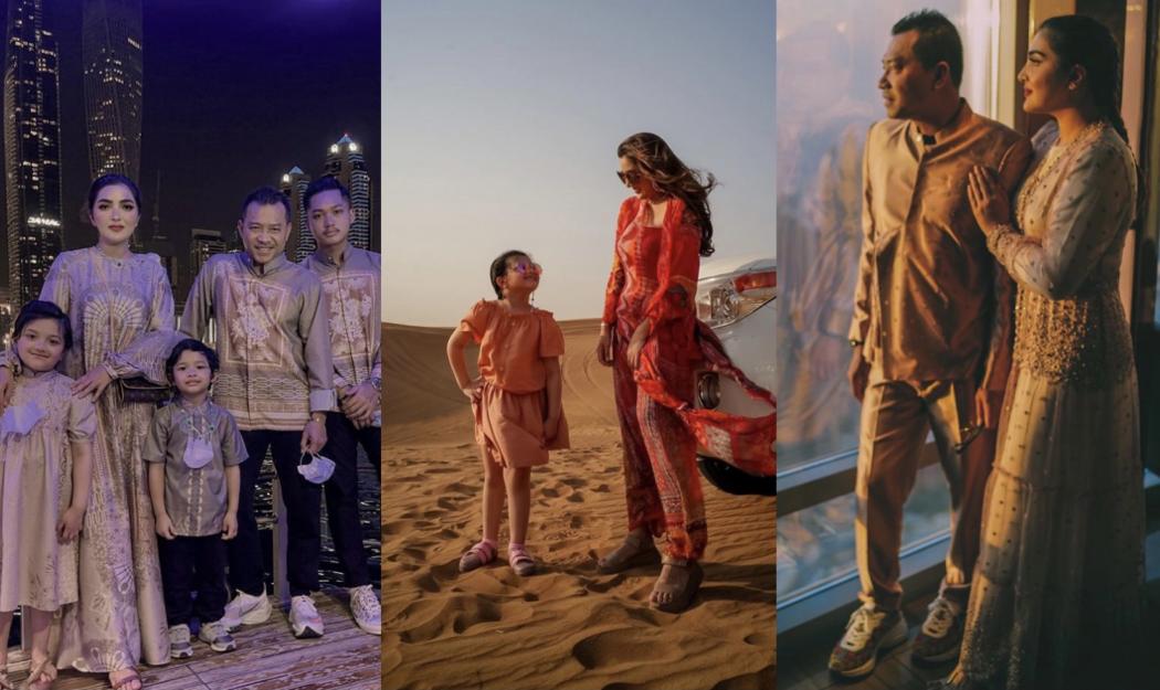 4 Potret Momen Keluarga Anang dan Ashanty di Dubai