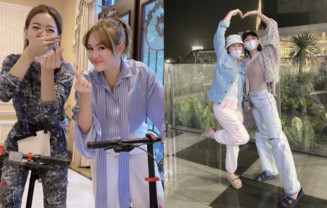 4 Potret Keakraban Amanda Manopo dan Glenca Chysara, Karaoke hingga ke Mal Bareng