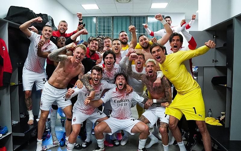 Kocak! Sambil Berbaris, Pemain Milan Setel Lagu Liga Champions di Ruang Ganti
