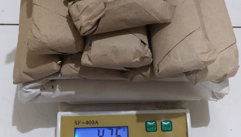 Ditangkap, Pengedar Simpan Ganja di Bawah Bantal