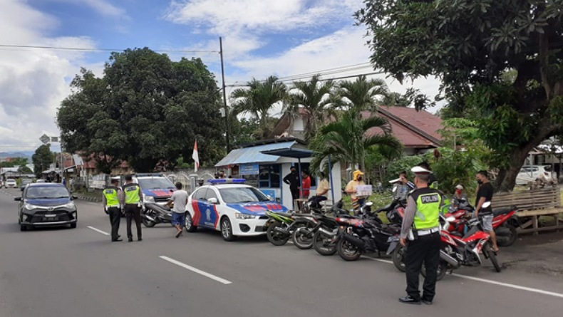 Polres Minsel Gencar Gelar Razia di Kawasan Tertib Berlalu Lintas