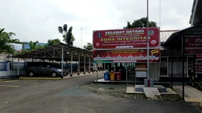 146 Penghuni Lapas Rajabasa Bandarlampung Positif Covid