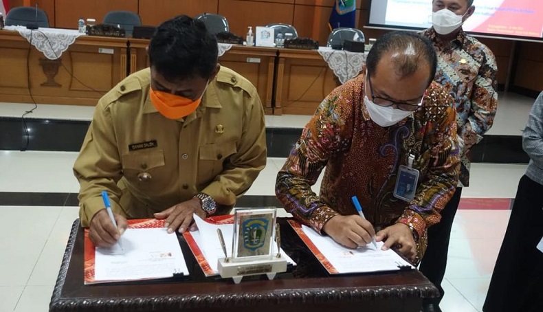 PLN dan Pemkab Belitung Teken Kerja Sama Pengelolaan PLTBn Berbasis CPO