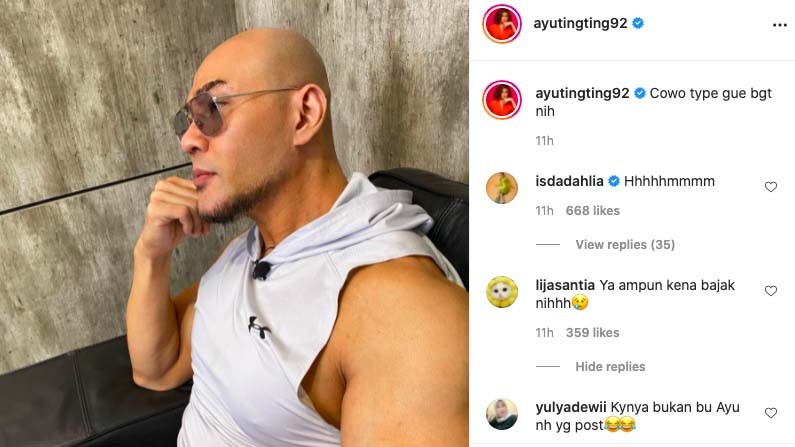 Ayu Ting Ting Puji Deddy Corbuzier Pria Idaman, Netizen: Akun Instagram Dibajak?