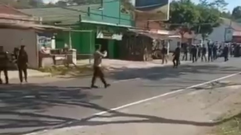 2 Ormas di Ciamis Bentrok, Kantor Sekretariat dan Kendaraan Rusak