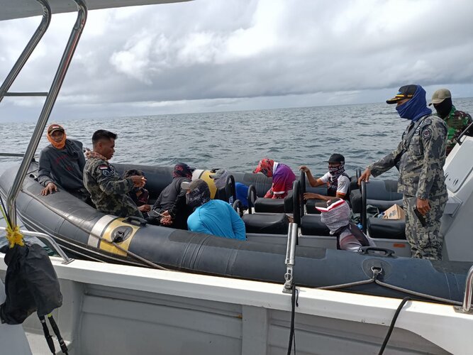 KKP Amankan Pelaku Sport Fishing Ilegal Asal Malaysia di Perairan Sebatik 