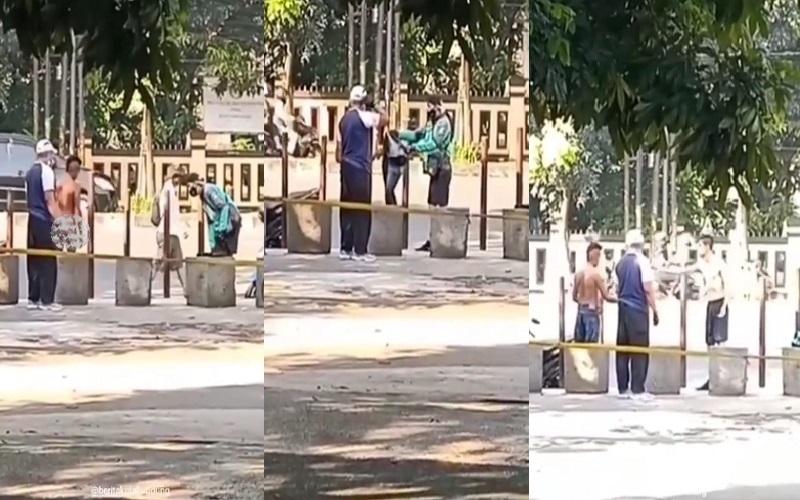 Ini Penuturan Abang Ojol Beri Pakaian ke ODGJ Telanjang di Bandung, Ari: Kasihan
