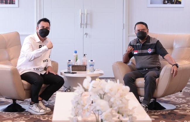 Temui Raffi Ahmad, Menpora Ingin Klub Sepak Bola Indonesia Rambah Pasar Modal