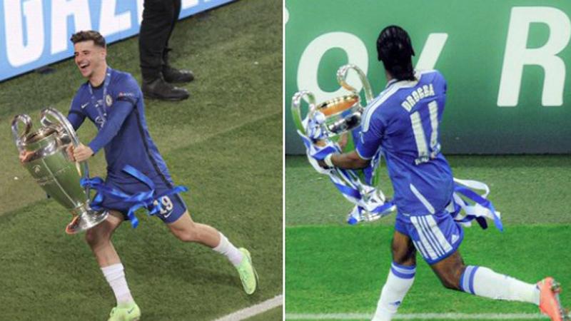 Calon Legenda Chelsea, Mount Tiru Selebrasi Drogba usai Juara Liga Champions