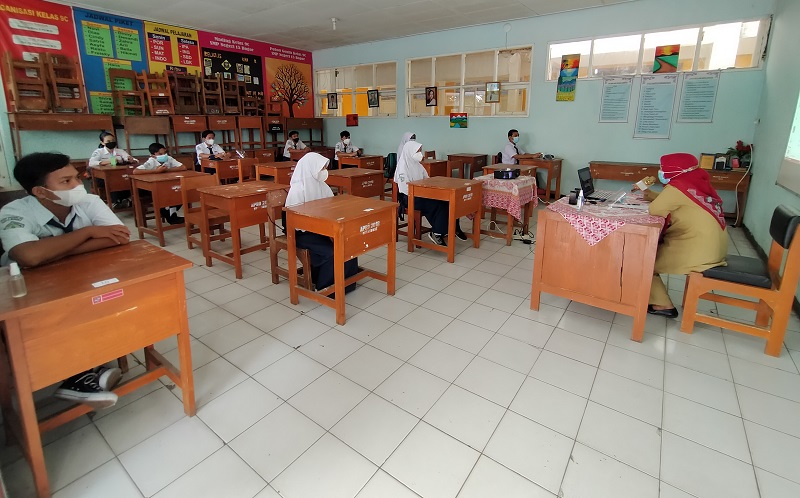 Sembilan SMP Kota Bogor Gelar Uji Coba Belajar Tatap Muka Terbatas Hari Ini