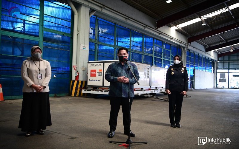 Kedatangan Lagi 8 Juta Vaksin Bulk Sinovac, Indonesia Amankan Pasokan Vaksin Covid-19