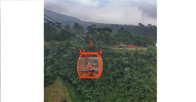 Sensasi Naik Gondola di Lereng Merapi dengan Ketinggian 150 Meter, Berani Coba?