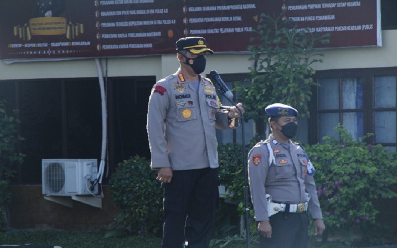 Sosialisasi Program Sejuta Vaksin, Kapolresta Banjarmasin Ingatkan Herd Immunity