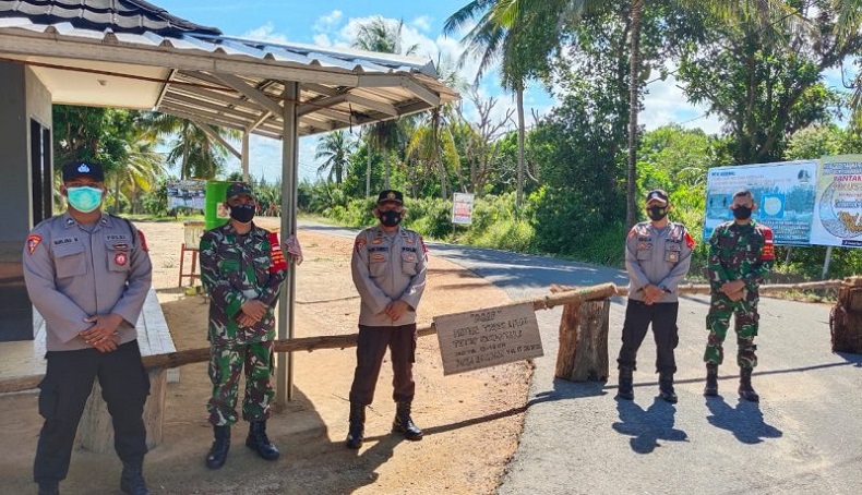 Pantau Prokes di Tempat Wisata, Polres Bangka Kerahkan Puluhan Personel  