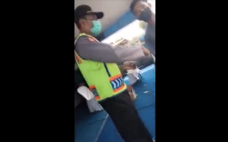 Oknum Polisi di Jombang yang Viral Minta Pungli Sopir Truk Diperiksa Propam