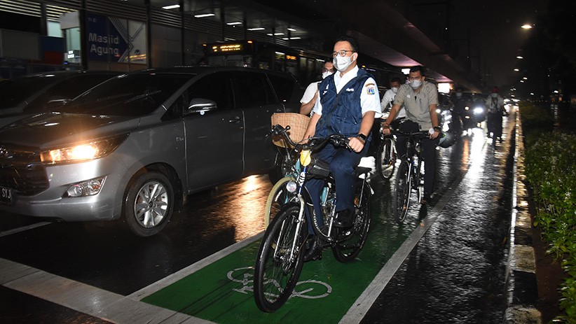 Akan Bangun Jalur Sepeda Sepanjang 500 KM, Anies: Itu Ideal Ingin Kita Capai