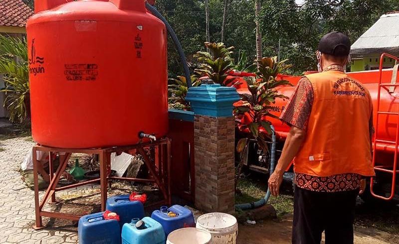 11 Desa di Cilacap Terdampak Kekeringan, BPBD Salurkan 11 Tangki Air Bersih