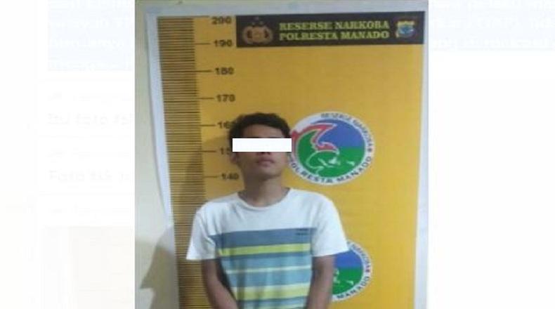 Simpan Sabu, Pemuda di Manado Ditangkap Polisi