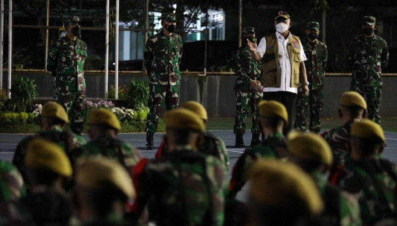 Kasus Covid-19 di Kudus Melonjak, Ratusan Prajurit Dikerahkan Bantu Operasi Prokes