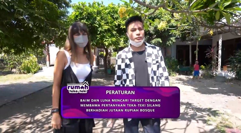 Luna Maya di Rumah Teka-Teki, Baim Wong: Berkah Buat Orang Bali 