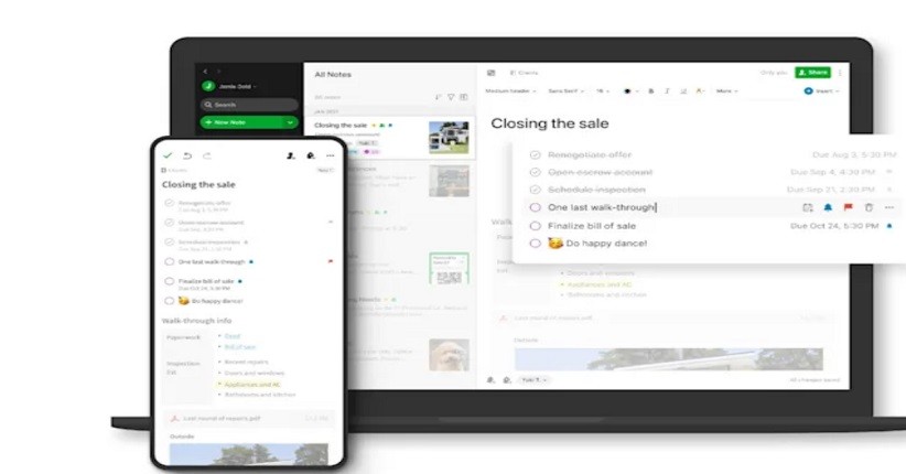 Evernote Tambahkan Alat Manajemen Tool untuk Proyek Personal