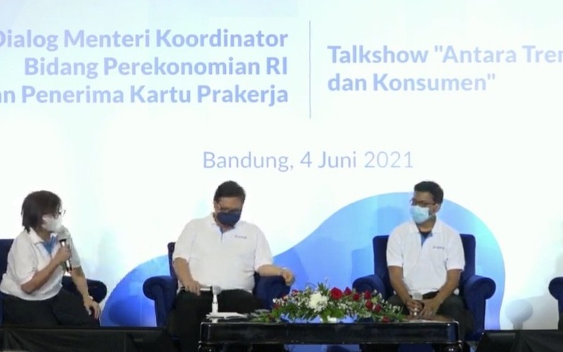 Airlangga: Penerima Kartu Prakerja Berhasil Memulai Usaha, Sesuai Harapan Pemerintah