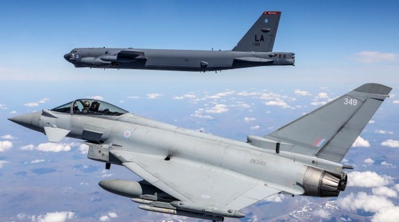 4 Pesawat Pengebom Nuklir AS Terbang di Langit 28 Negara Eropa, Pesan bagi Putin