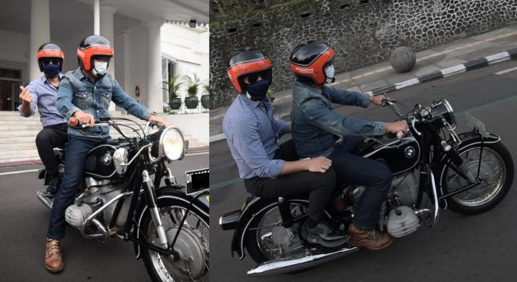 Ridwan Kamil Ajak AHY Nostalgia Naik Motor Klasik BMW R27 di Bandung, Intip Spesifikasinya 