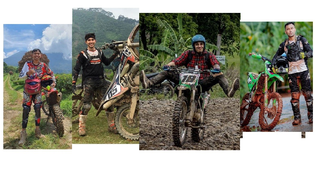 4 Artis Hobi Naik Motor Trail, Ada Judika, Darius dan Dede Sunandar