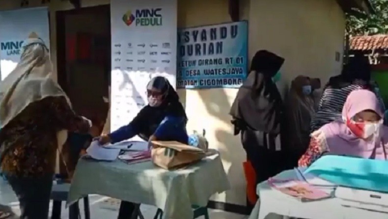 MNC Peduli Berikan Bantuan Makanan Bergizi untuk Ibu Hamil dan Balita di Bogor