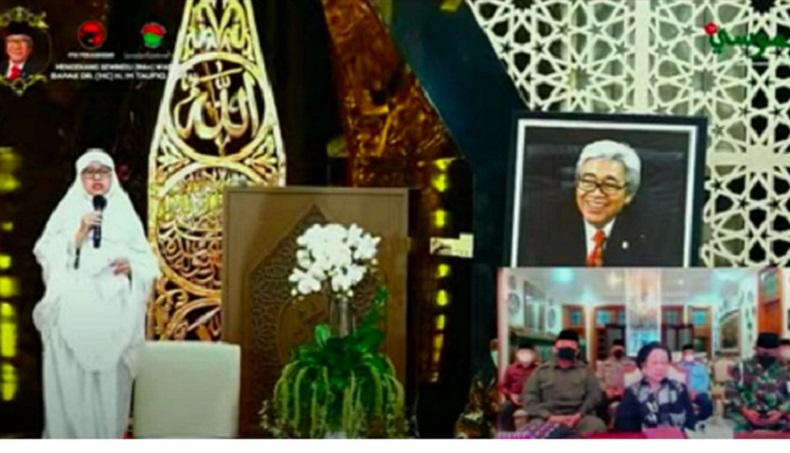 Haul Sewindu Taufiq Kiemas, Puan : Masjid At-Taufiq Dibangun untuk Kenang Jasa Almarhum