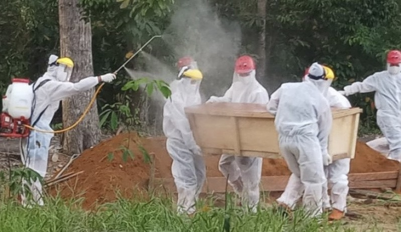 Lonjakan Kasus Covid-19, Lahan Pemakaman di Tangerang Ditambah