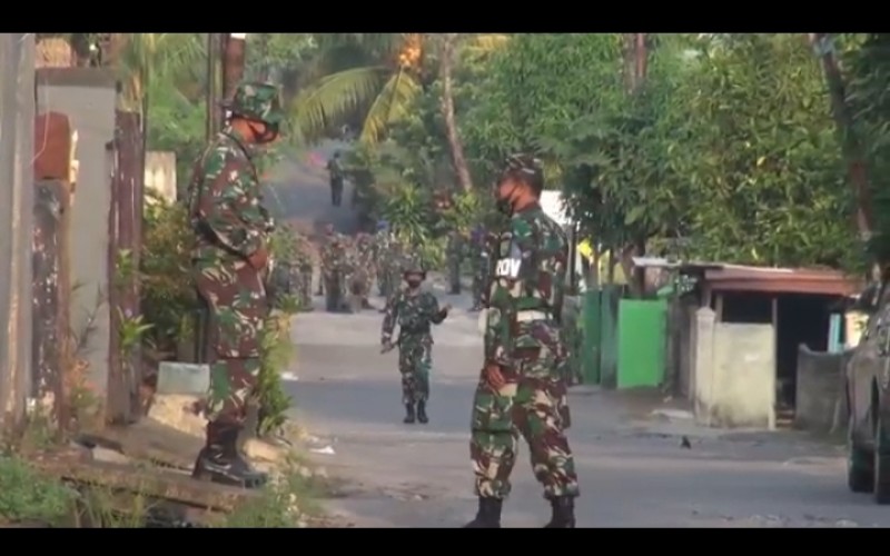 Kerahkan 287 Prajurit, Pengosongan Rumah Dinas TNI di Sekip Ujung Palembang Berjalan Kondusif