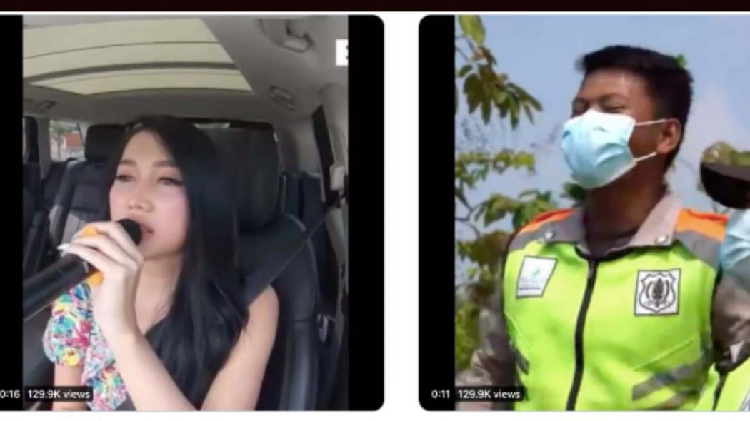 Ngakak! Lucinta Luna Godain Polisi dan Ojol Pakai Suara Nge-Bass